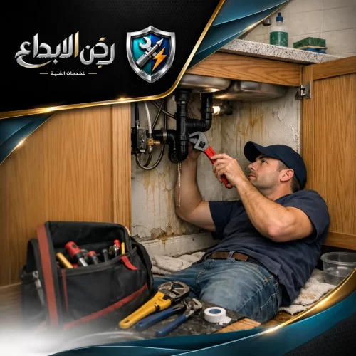 كشف تسربات المسابح في الشارقة 0553689103 ركن الابداع فني تصليح تسربات تحت حوض المطبخ، يعالج المشكلة من جذورها باستخدام أدواته الاحترافية.