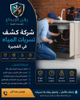 شركة كشف تسربات المياه في الفجيرة