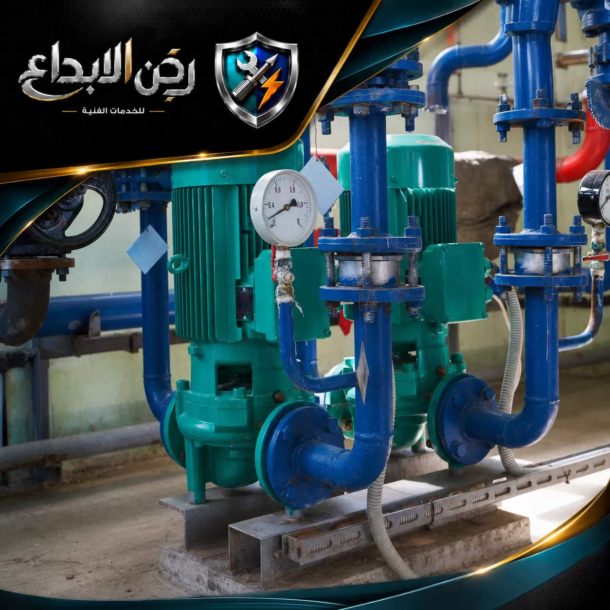 عمال فنيين لتركيب مضخات المياه في راس الخيمه 0553689103 شركة المؤسسه الاماراتيه