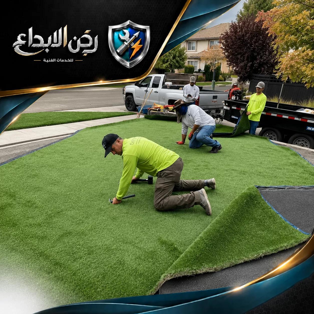 تركيب عشب اصطناعي في دبي 0553689103 المؤسسة الاماراتية